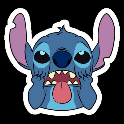 LILO & STITCH Cartoon Sticker 17
