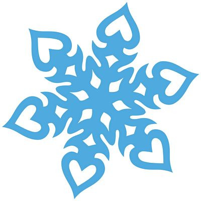 SNOWFLAKE DIECUT HOLIDAY DECAL 1