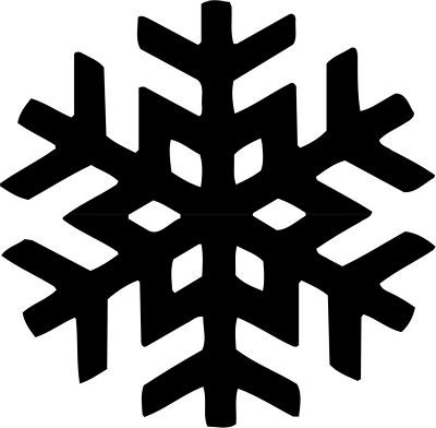 SNOWFLAKE DIECUT HOLIDAY DECAL 3