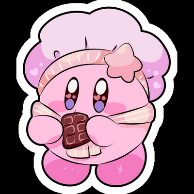 KIRBY Cartoon Sticker 13