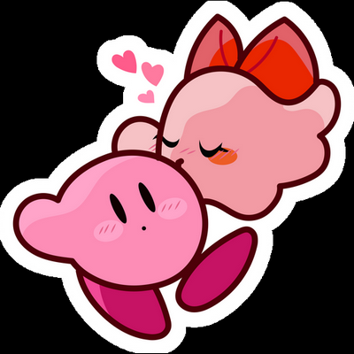 KIRBY Cartoon Sticker 14