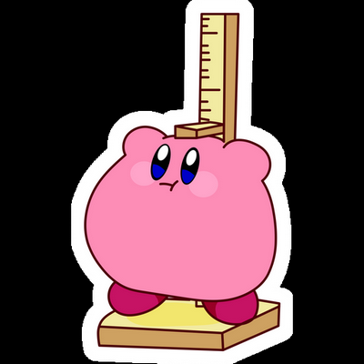 KIRBY Cartoon Sticker 30