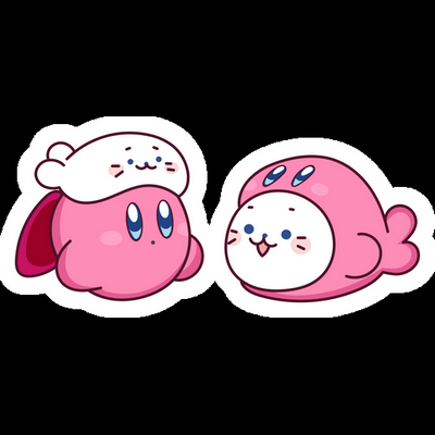 KIRBY Cartoon Sticker 31