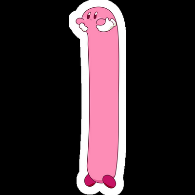 KIRBY Cartoon Sticker 39