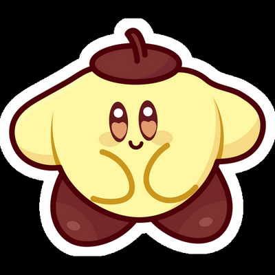 KIRBY Cartoon Sticker 47