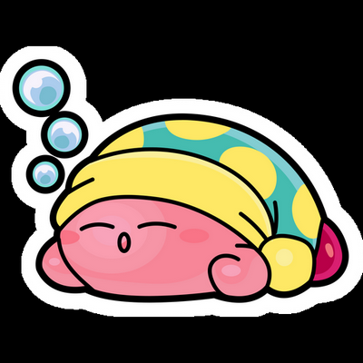 KIRBY Cartoon Sticker 51