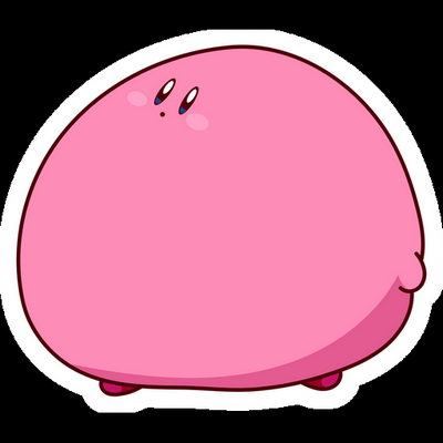 KIRBY Cartoon Sticker 56