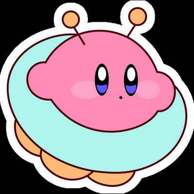 KIRBY Cartoon Sticker 60