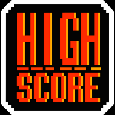 HIGH SCORE gamer sticker