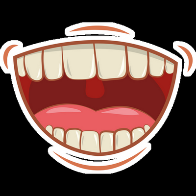 happy laughing funny sticker