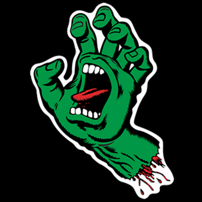 TALKING ZOMBIE HAND STICKER
