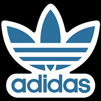 adidas logo sport sticker
