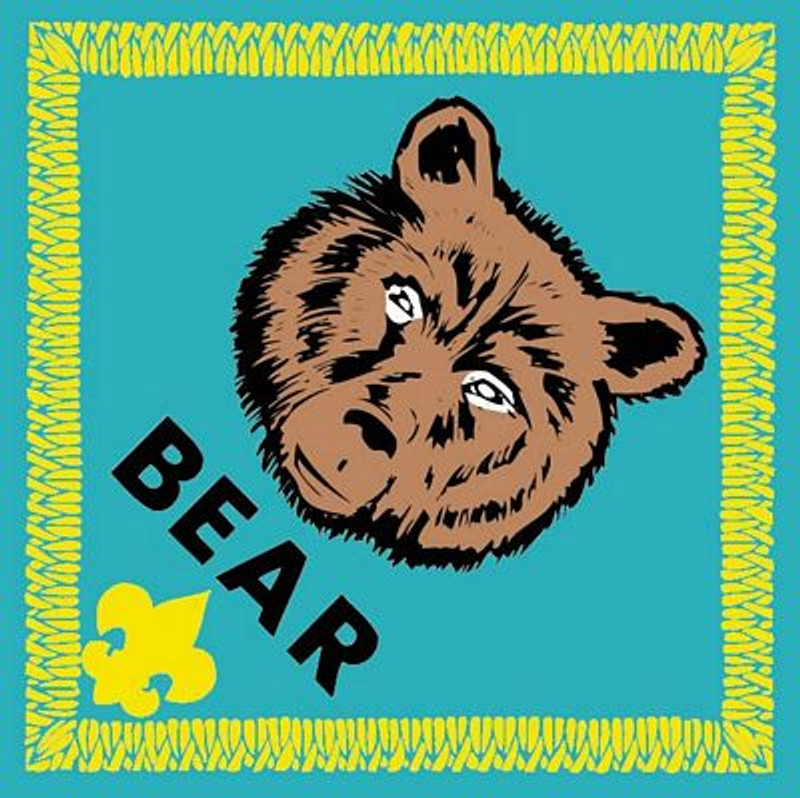 CUB SCOUT PATCH STICKER BEAR