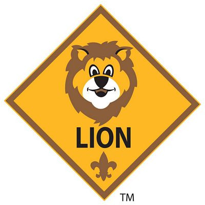 SCOUTS Lion logo KINDERGARDEN STICKER