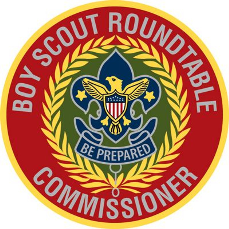 Boy Scout Roundtable Commissioner Logo Sticker