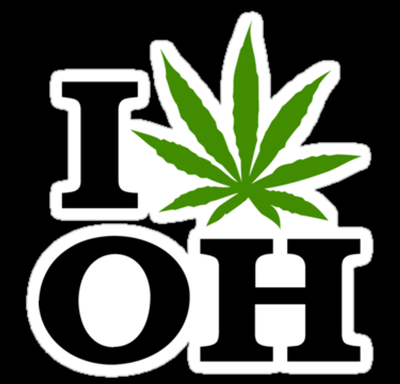 I Marijuana New Ohio Sticker