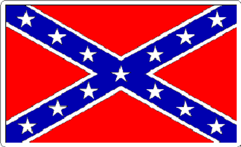 Conferderate State Flag Sticker