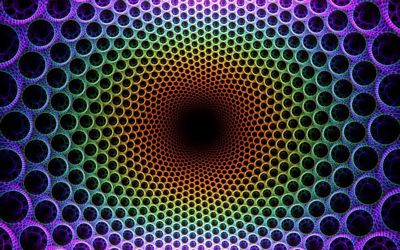 Psychedelic Flag Sticker 2