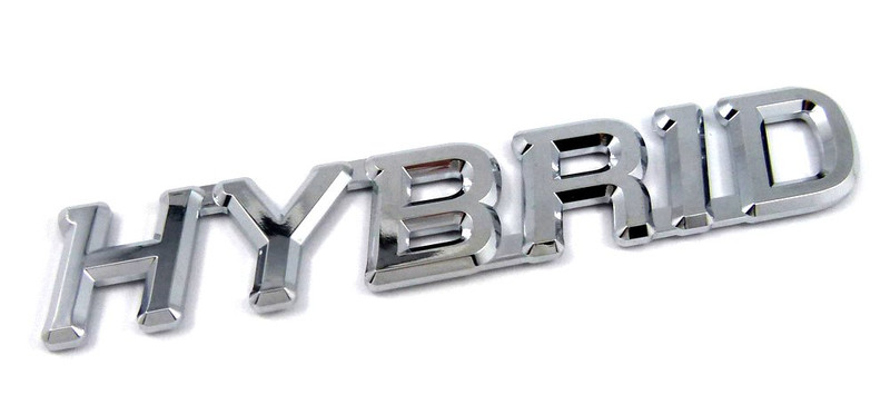Hybrid Triple Chrome Plated Adhesive Emblem
