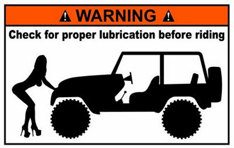 Jeep Funny Warning Sticker Set 2
