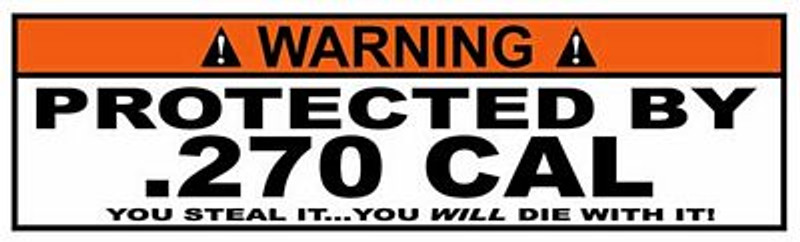 Protected By Funny Warning Sticker Set 12