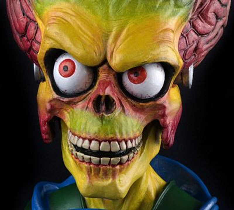 Mars Attacks Alien Car Sticker 3 Mars Attacks Alien Car Sticker 3