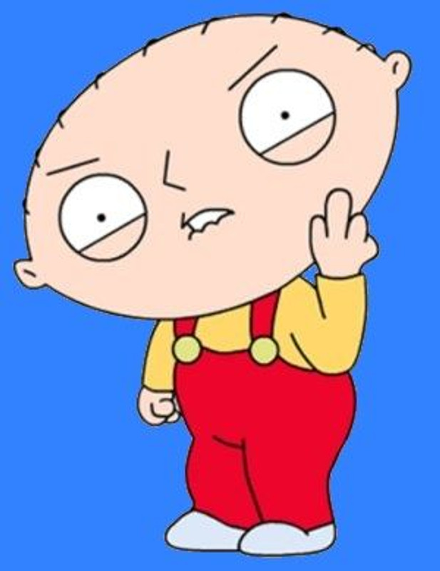 Stewie Finger Blue