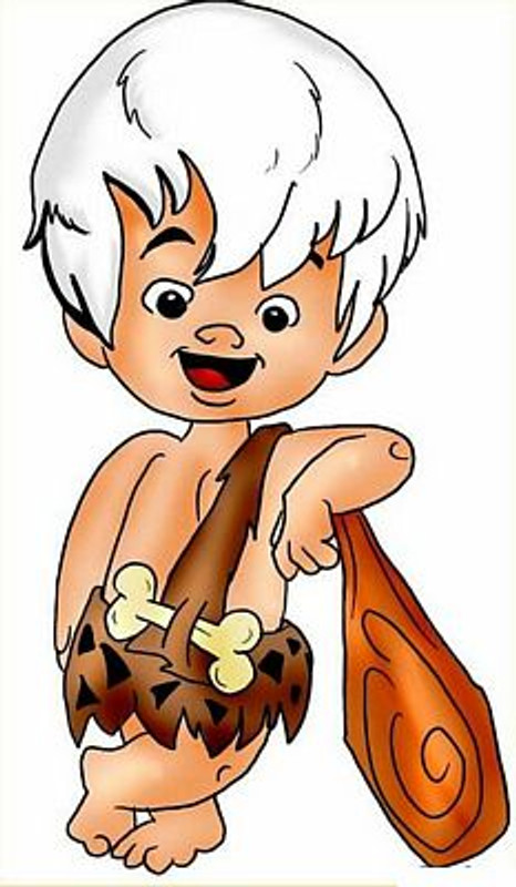 Bam Bam Rubble Color Decal Sticker