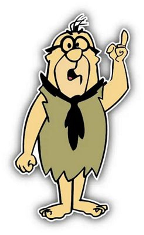 The Flintstones Mr Slate Cartoon Car Bumper Sticker The Flintstones Mr Slate Cartoon Car Bumper Sticker