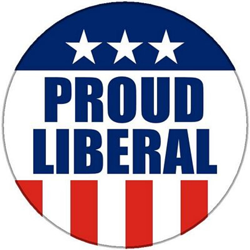 PROUD LIBERAL POLITICAL STICKER PROUD LIBERAL POLITICAL STICKER