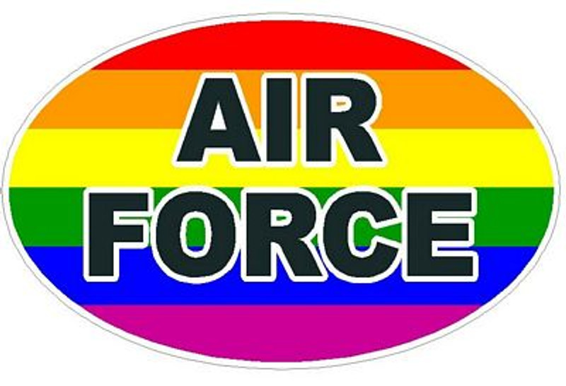 FLAG GAY OVAL AIR FORCE DECAL FLAG GAY OVAL AIR FORCE DECAL