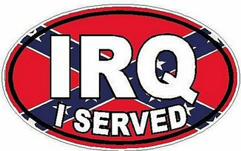 I Served IRQ FILLS Flag Rebel I Served IRQ FILLS Flag Rebel