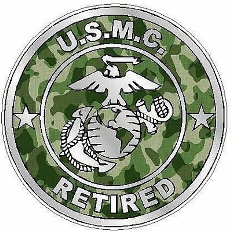 MARINE CORPS RETIRED camo green MARINE CORPS RETIRED camo green