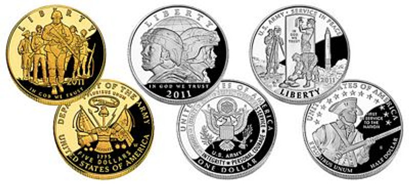 Army  Coins Design Sticker 2011 Army  Coins Design Sticker 2011