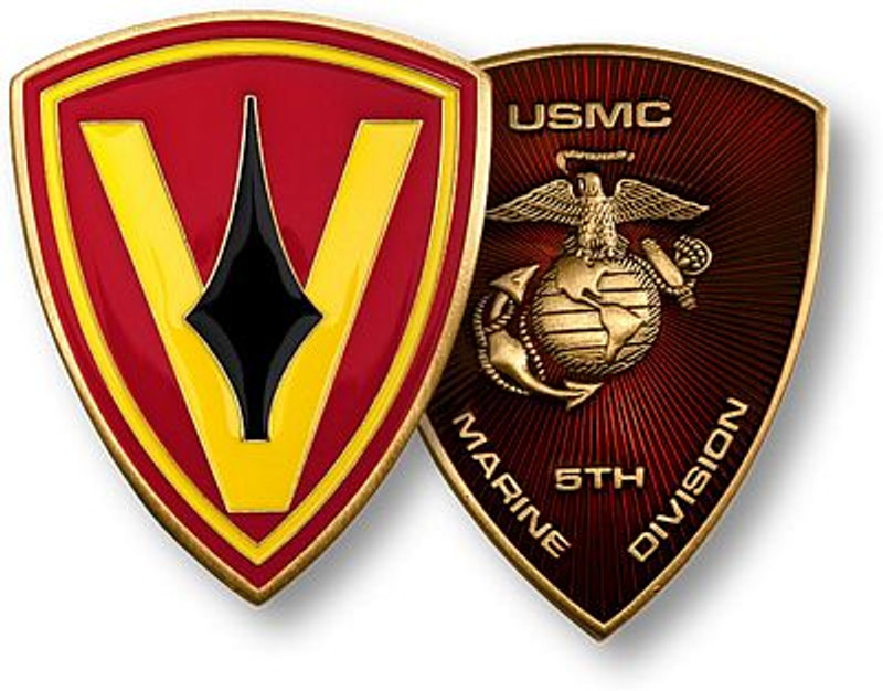 marine coin design sticker