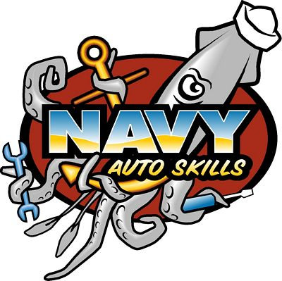 Navy Auto Skills Logo