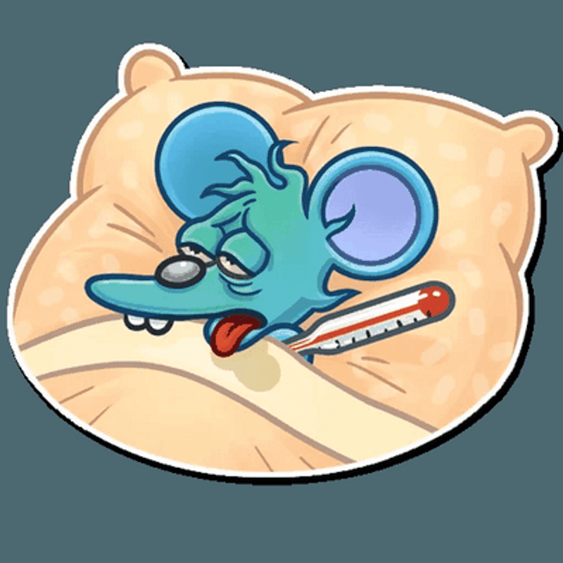 itchy and scratchy funny cartoon sticker 12