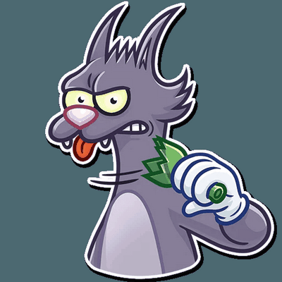 itchy and scratchy funny cartoon sticker 24