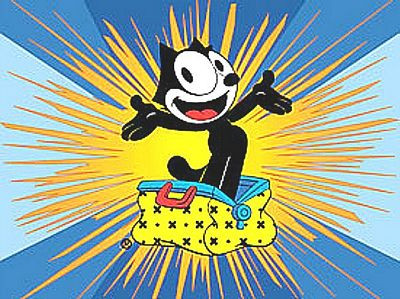 Felix the Cat Digital Diecut Decal Stickers 02