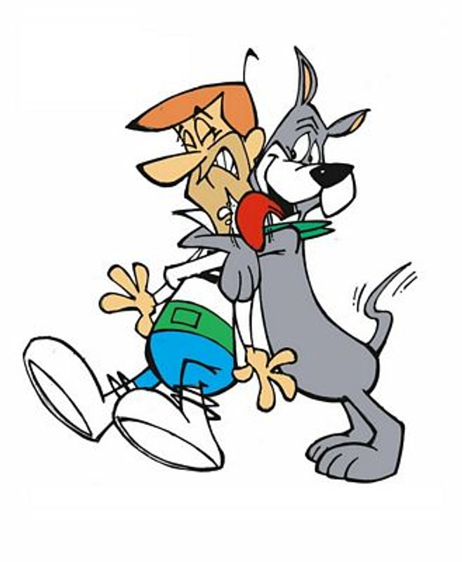 The Jetsons Astro and George Sticker