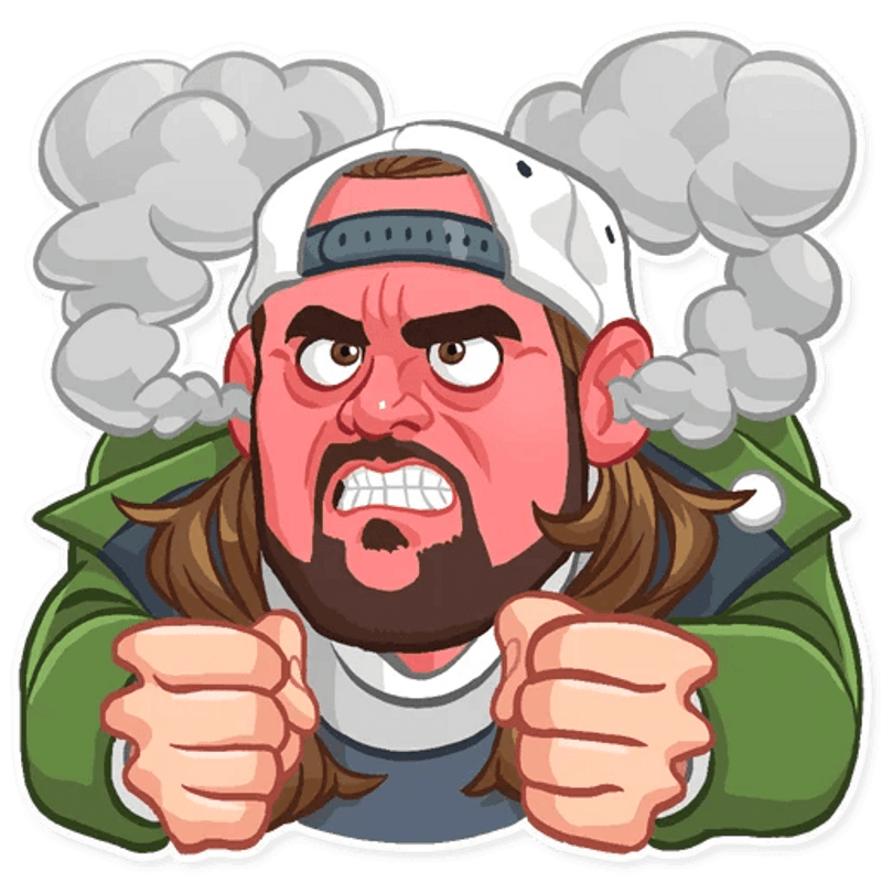 jay and silent bob funny cartoon wall sticker 10 jay and silent bob funny cartoon wall sticker 10