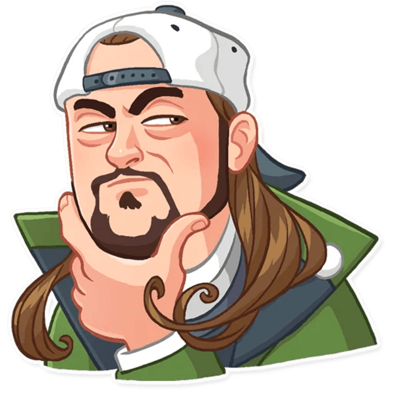 jay and silent bob funny cartoon wall sticker 14 jay and silent bob funny cartoon wall sticker 14