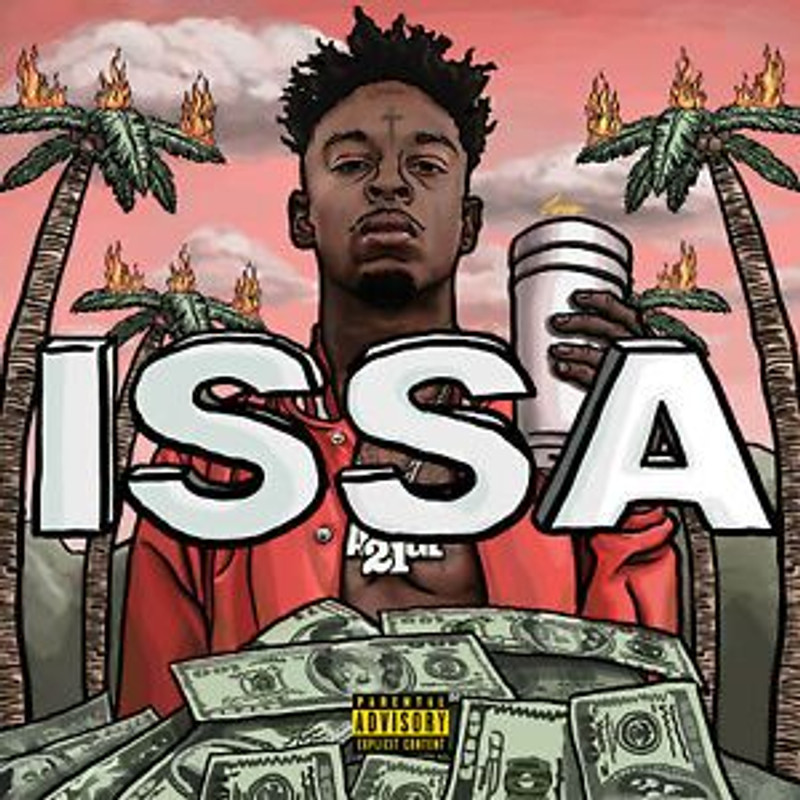 21 Savage Issa RAP MUSIC ALBUM COVER STICKER