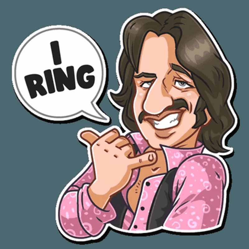 beatles music group sticker 22