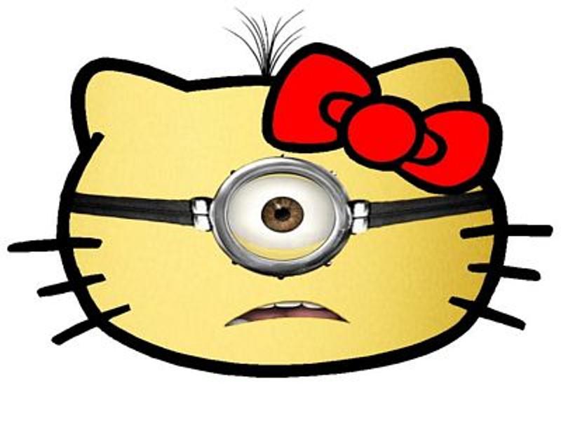 Minion Kitty Sticker 2