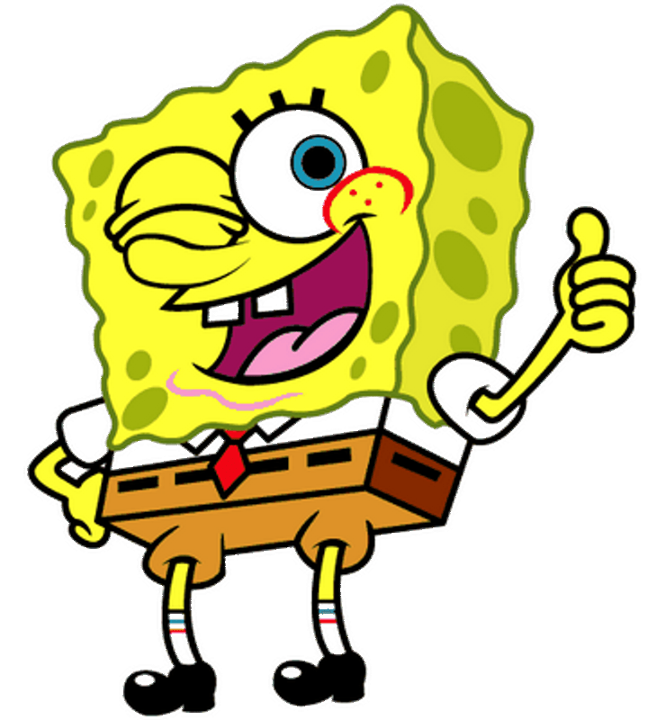 spongebob like it sticker