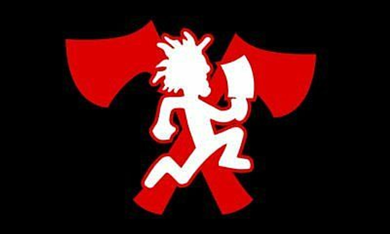 icp insane clown posse juggalo hatchet man flag sticker