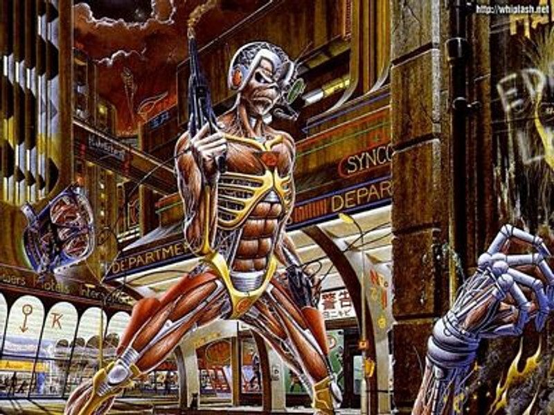 Iron Maiden 5 Color Band Sticker