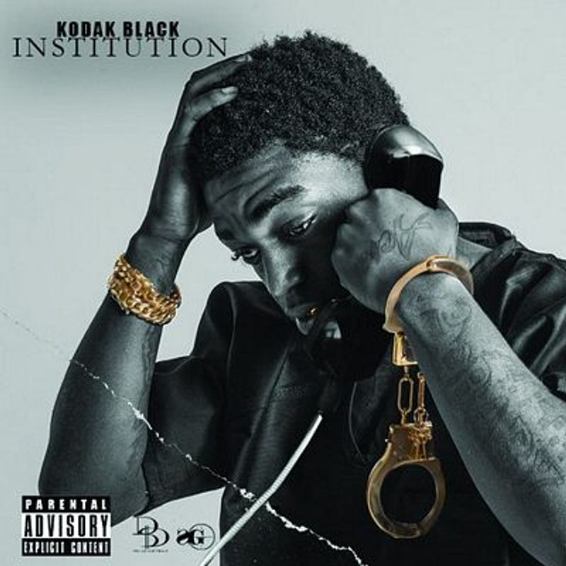 Kodak Black Institution RAP MUSIC ALBUM COVER STICKER