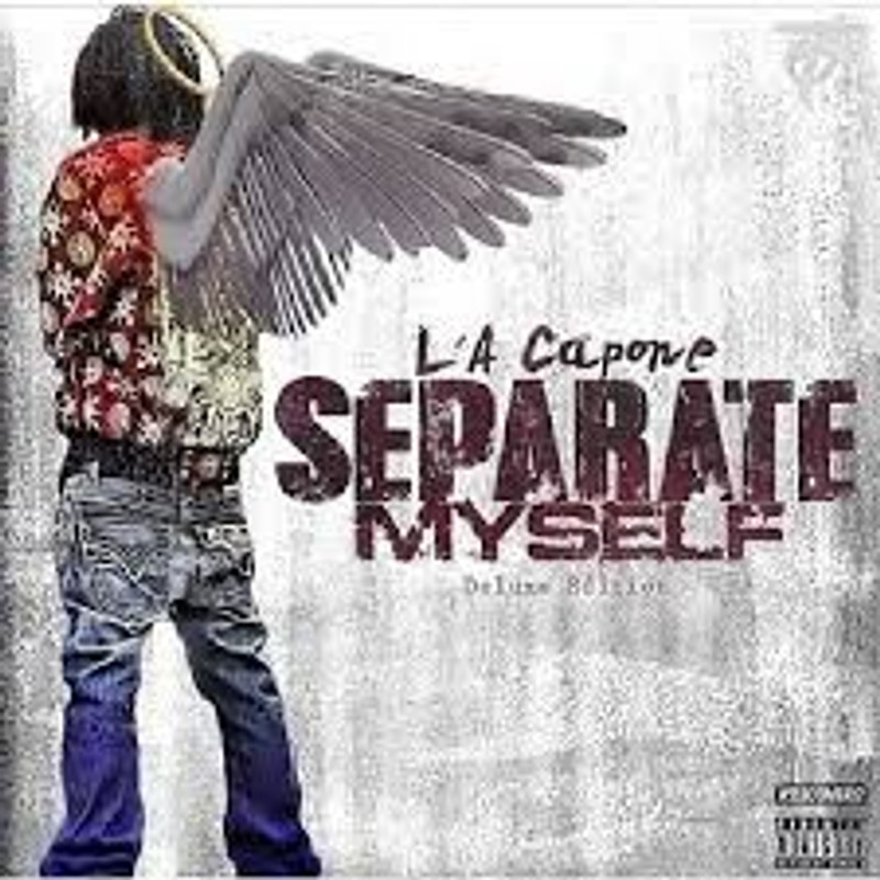 LA CAPONE SEPARATE MYSELF RAP MUSIC LOGO STICKER